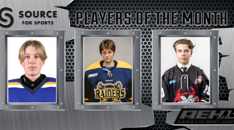 Connor Johnson, Matthew Kondro, and Riley Boychuk named Source for Sports Players of the Month for December